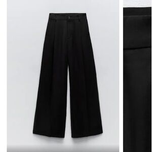 Zara Flowy Pleated Pants.